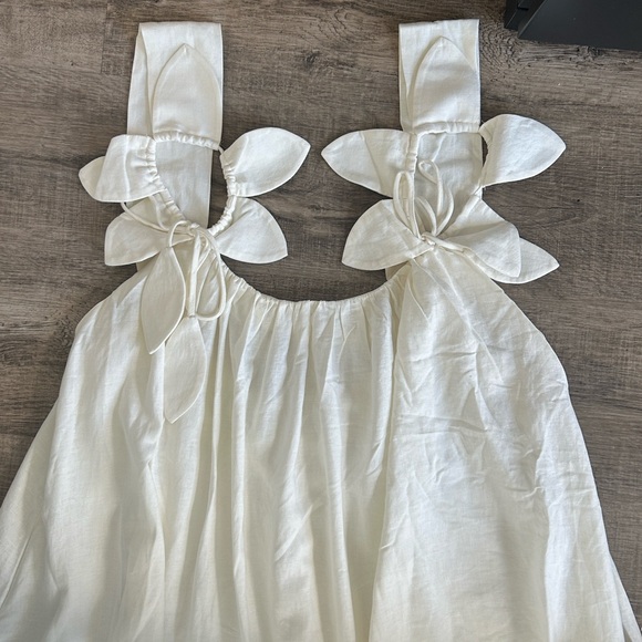 NWT Farm Rio Floral Detail Sleeveless Midi Dress L - Picture 7 of 16